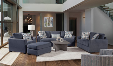 Corbin Queen Sleeper Sofa - Navy