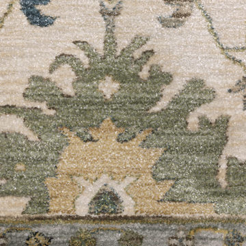 Eliana Mahal Ivory Area Rug - 7′10″ X 10′10″