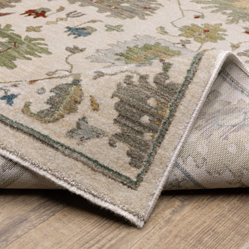 Eliana Mahal Ivory Area Rug - 7′10″ X 10′10″