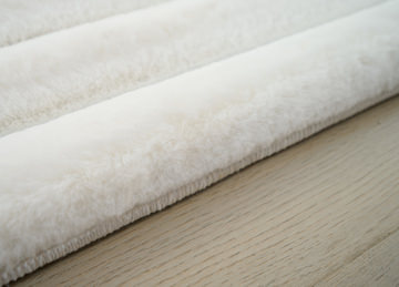 Madrid White Corded Shag Area Rug - 2′0″ X 8′0″