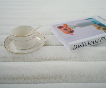 Madrid White Corded Shag Area Rug - 2′0″ X 8′0″