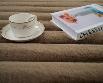 Madrid Fawn Corded Shag Area Rug - 5′0″ X 7′0″