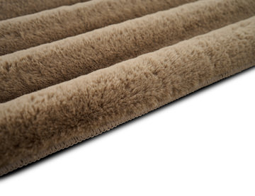 Madrid Fawn Corded Shag Area Rug - 5′0″ X 7′0″