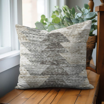 Travi Taupe Washable 18″ Pillow