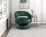 Toadstool Swivel Chair - Green thumbnail 2