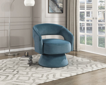 Toadstool Swivel Chair - Dark Teal