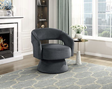 Toadstool Swivel Chair - Dark Gray