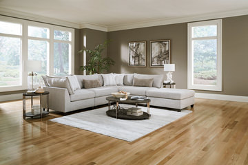 Hogan 5 Piece Sectional - Nickel