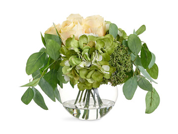 image Hydrangea in Glass Vase