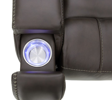 Kona Leather Immersive Sound Power Reclining Sofa