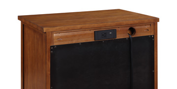 Chesapeake 3 Drawer Nightstand - Amber