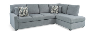 image Gibson Sectional with Right Chaise - Marble