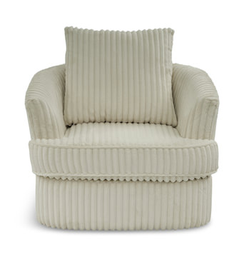 Amberly Swivel Chair - Milk