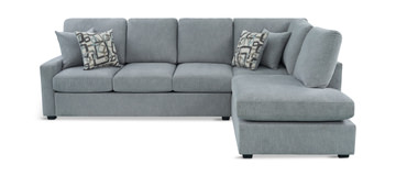 Gibson Sectional With Right Chaise - Marble