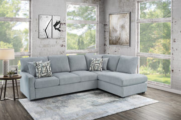 Gibson Sectional With Right Chaise - Marble