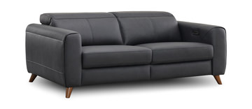 Monica Leather Power Reclining Sofa