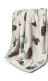 Timber Lodge Pinecone Plush Throw thumbnail 2