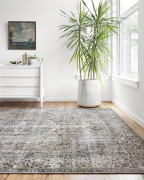 Layla Taupe/Stone Area Rug - 5′0″ X 7′6″