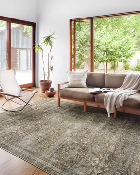 Layla Antique Moss Area Rug - 5′0″ X 7′6″
