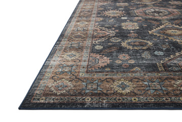 Aniston Denim/Sunset Area Rug - 5′0″ X 7′6″