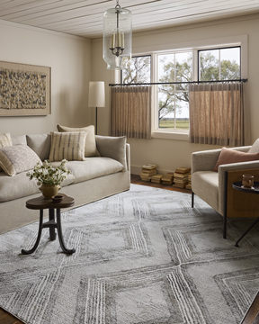 Hollis Mist/Natural Area Rug - 5′3″ X 7′6″