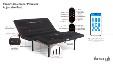 Super Premium Queen Adjustable Base