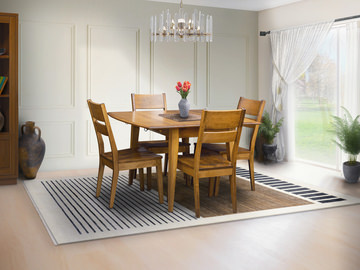 Lane Drop Leaf Table With 4 Emmitt Side Chairs