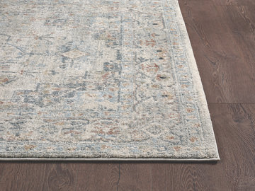 Solana Ivory/Blue/Valencia Area Rug - 9′0″ X 12′2″