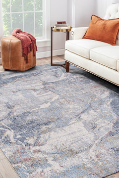 Solana Ivory/Grey/Landscape Area Rug - 9′0″ X 12′2″