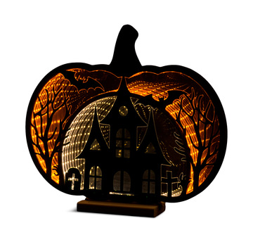 Pumpkin House Infinity Lights