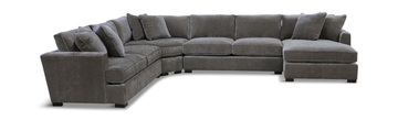 Avon II 4 Piece Modular Sectional - Right Arm Chaise
