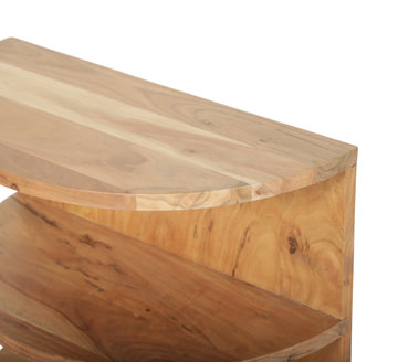 Elyse Half Round End Table