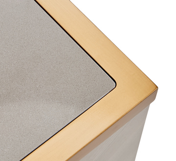 St. Charles 3 Drawer Nightstand