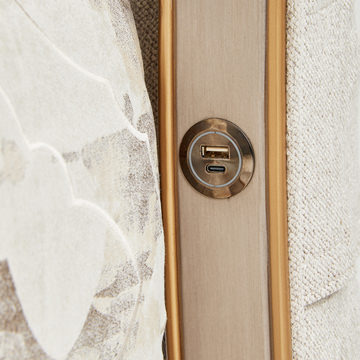 St Charles Upholstered Bed - King