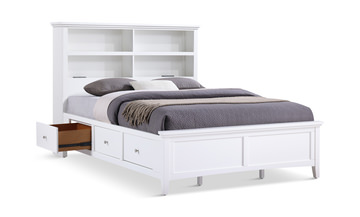 Chesapeake King Bookcase Storage Bed