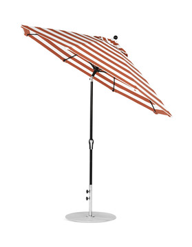 image 9′ Monterary Umbrella - Red Stripe