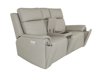 Vernon Power Loveseat With Console