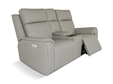 Vernon Power Loveseat With Console