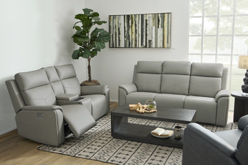 Vernon Power Loveseat With Console