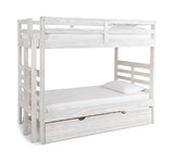 Skyler Twin/Twin Bunk Bed With Ladder - White thumbnail 6