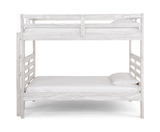 Skyler Twin/Twin Bunk Bed With Ladder - White thumbnail 2