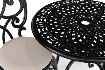 Caroline 3 Piece Bistro Set With Seat Pads  