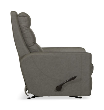 Merlin Glider Recliner - Silver