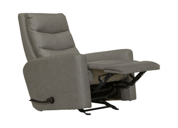Merlin Glider Recliner - Silver