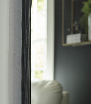 Vincent Black Floor Mirror