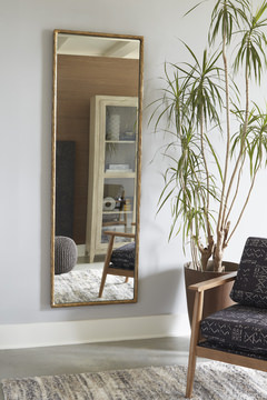 Vincent Gold Floor Mirror