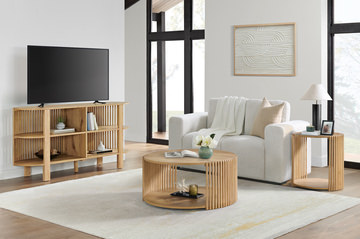 Garcia Coffee Table - Rustic Oak