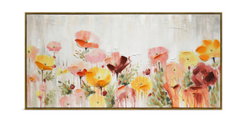 image Dancing Flowers Framed Art