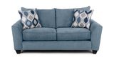 Monroe Loveseat - Blue thumbnail 1