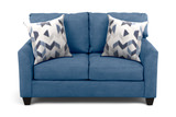 Everly Loveseat - Blue thumbnail 1